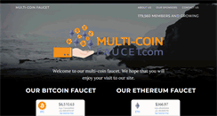 Desktop Screenshot of multicoinfaucet.com